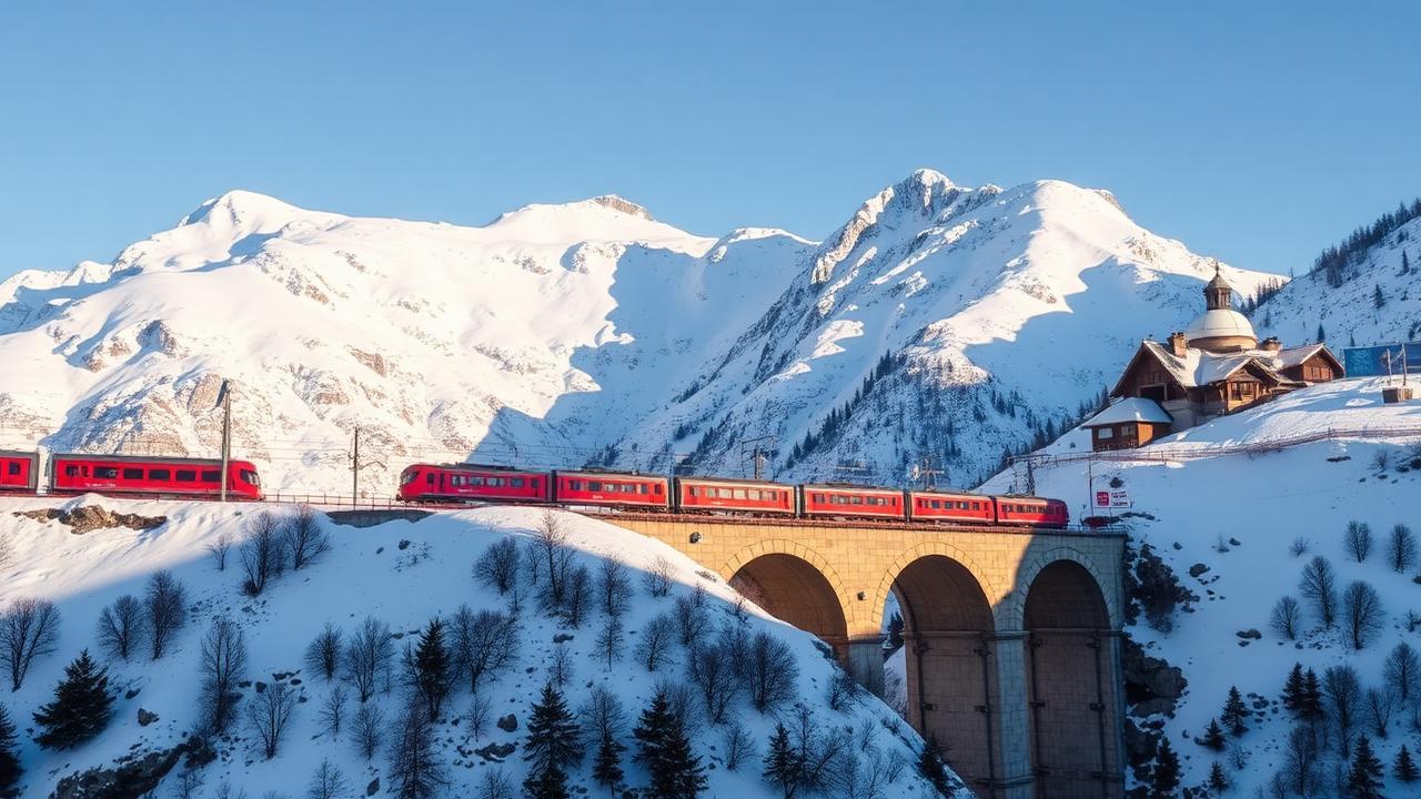 İsviçre Alpleri Panoramik Tren Rotası — İsviçre